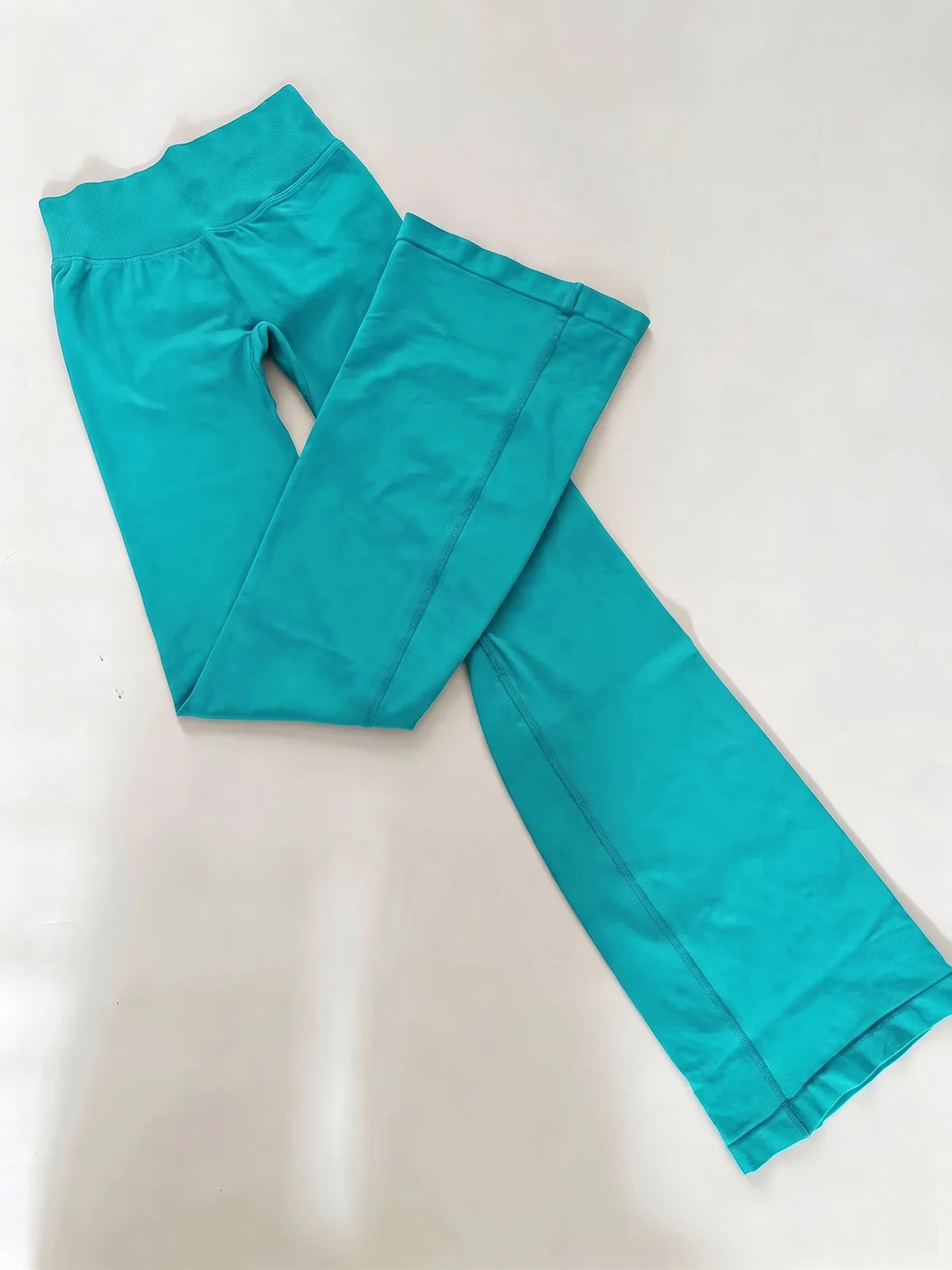 Bild 4: DenyfWomen Yoga-Set, 2-teilig, Workout-Set, Sportbekleidung, Fitness-Kleidung, langärmelig, hohe Taille, Leggings, Radlerhose, Sportanzüge