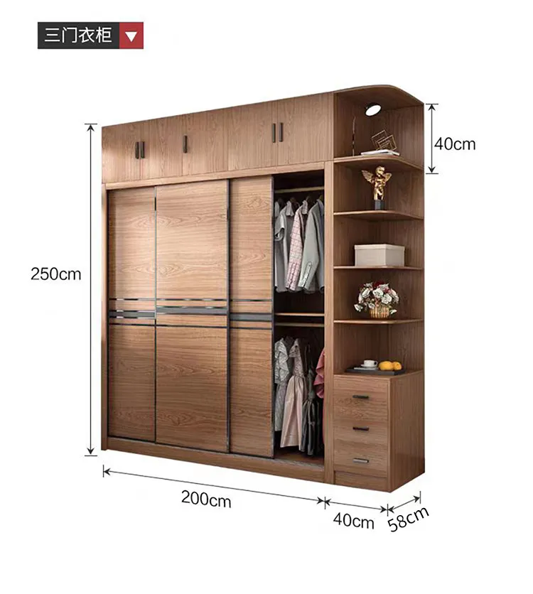 Luxury Material Wardrobe Closet Customized Tall Shelves Open Wardrobes Display Space Saving Muebles Para Hogar Furniture Home