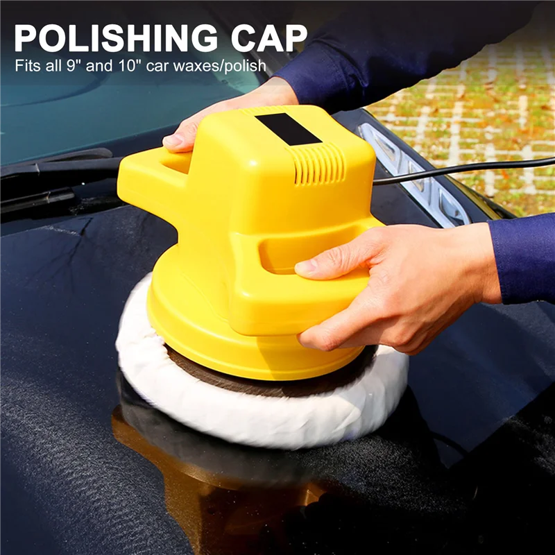 5 Pcs 10 INCH Bonnet Polisher Polish Pad Polishing Buffling Car Buffer Waxer