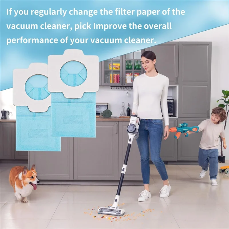 

KEOL-10 Count Paper Vacuum Cleaner Bags For Models DCL182,CL107 CL072,CL102 BCL142,BCL182