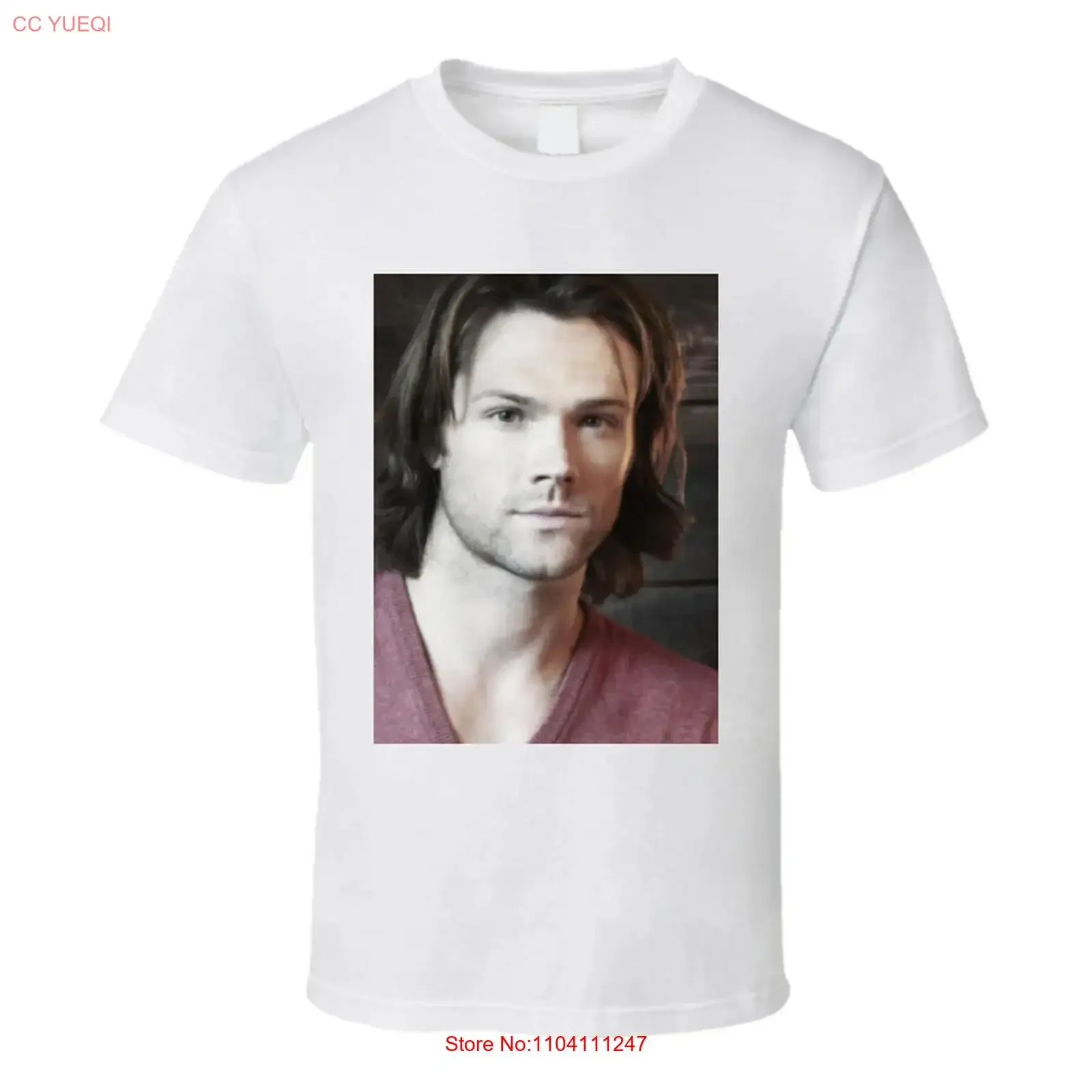 

Футболка Jared Padalecki, винтажная стильная, слегка растянутая, дышащая дизайнерская одежда, удобная уличная одежда