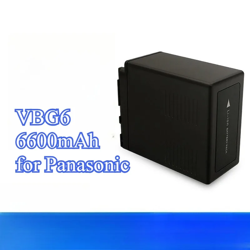 

6600mAh Replacement Battery for Panasonic VBG6 Compatible with AG-HMC73 AG-AC160 AG-HPX250 HDC-MDH1 Professional Camcorder