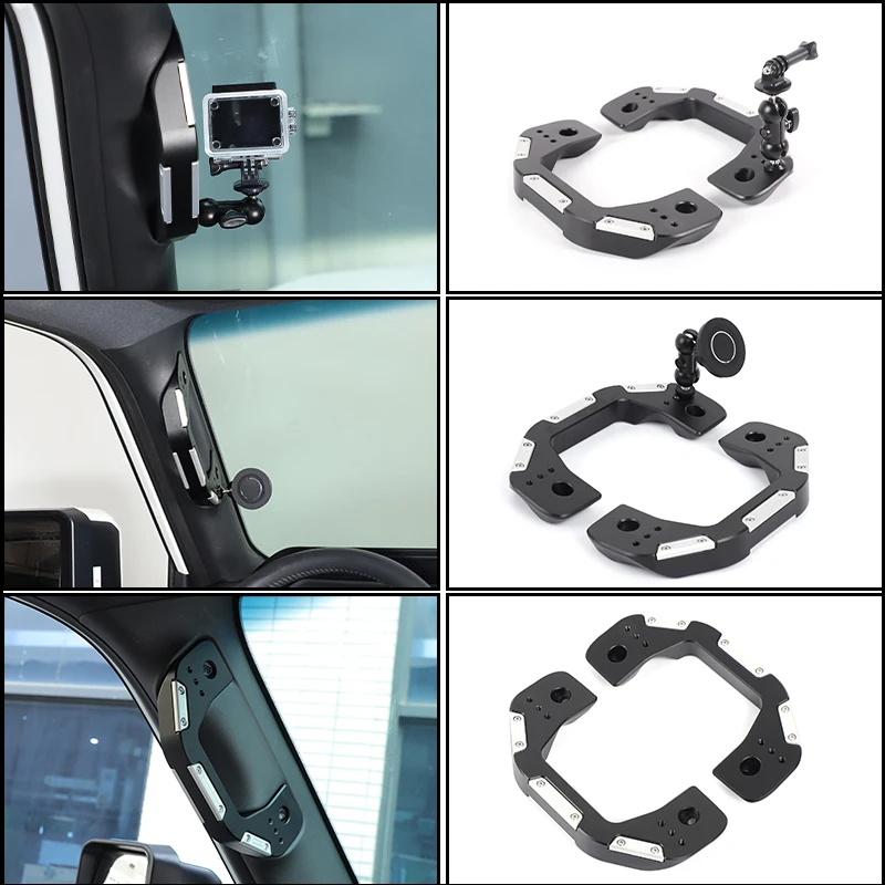 For Toyota Land Cruiser 250 Prado J250 LC250/Lexus GX 2024+ Car Handle Armrest Phone Holder Car A-pillar Mobile Phone Bracket