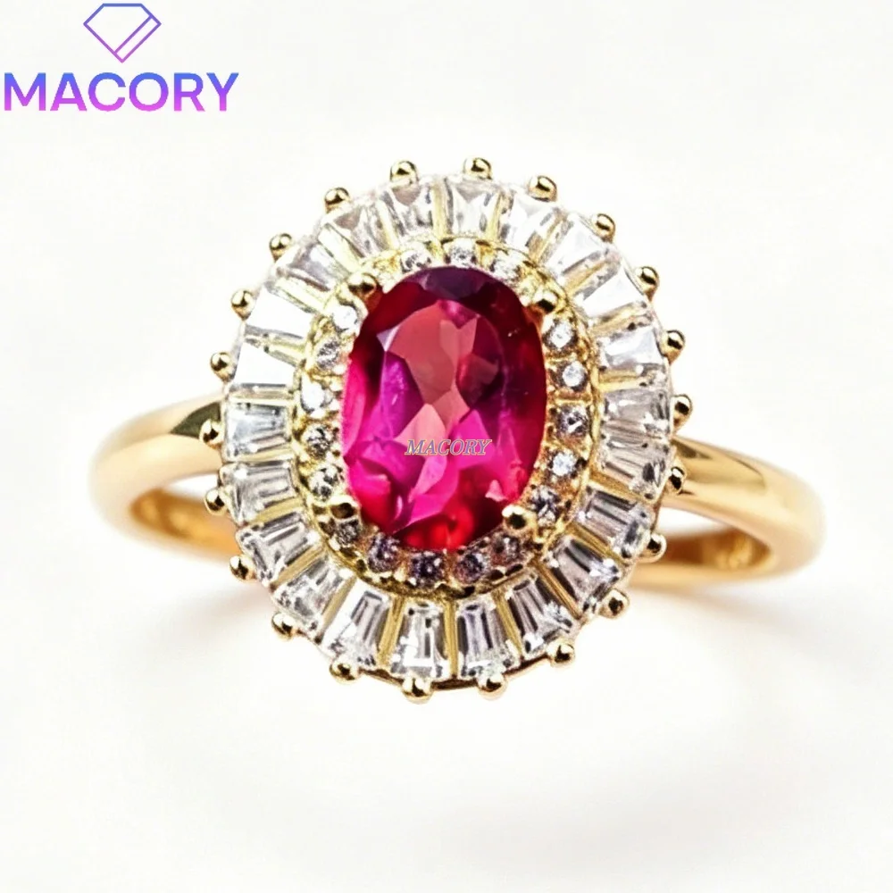 S925 sterling silver natural topaz ring vintage style delicate design Mature charm engagement and proposal ring Party Options