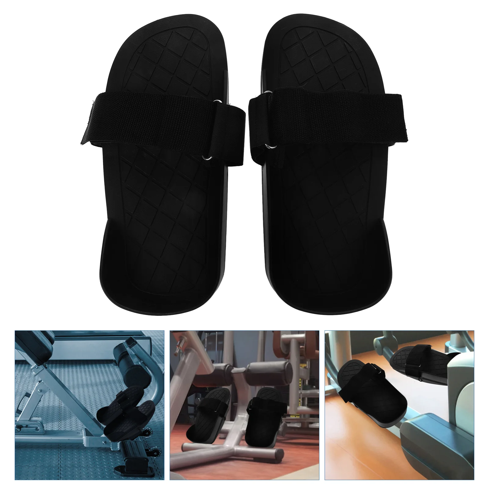 

Rowing Machine Flat Design Anti Skid Cycling Accessories Foldable Elliptical Fitness Road Rowing Machine Pedals Equipment