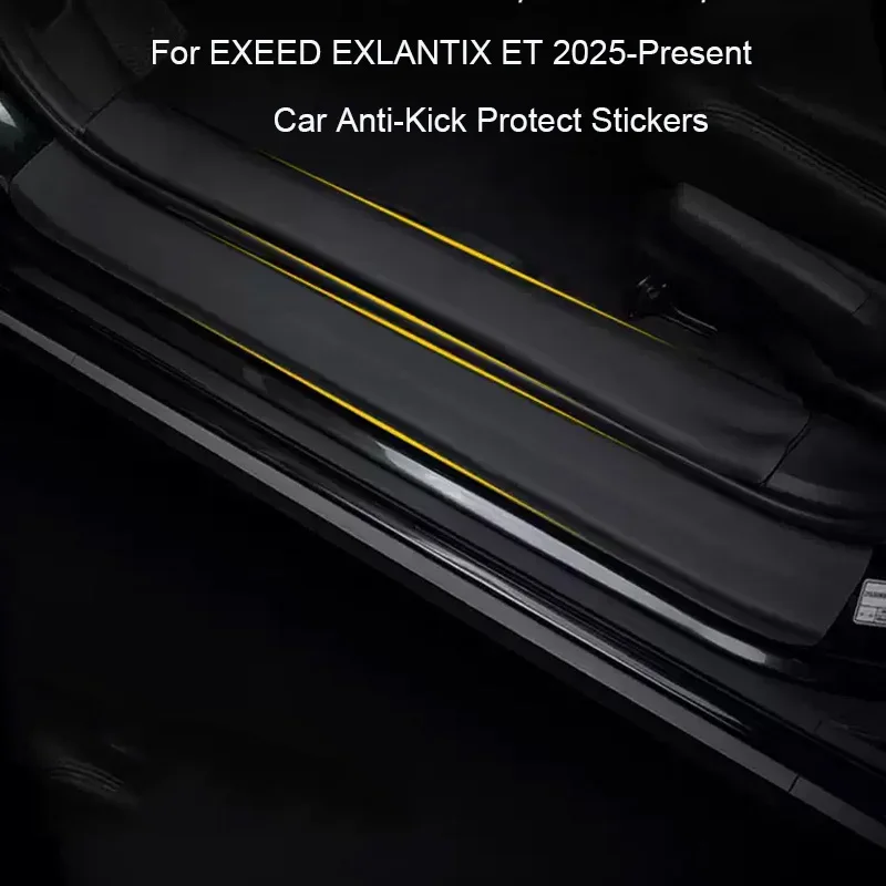 For EXEED EXLANTIX ET 2025-2026 Car B-Pillar Door Anti-Kick Protect Pad Trunk Anti-Dirty Scratch Resistant Exterior Accessory
