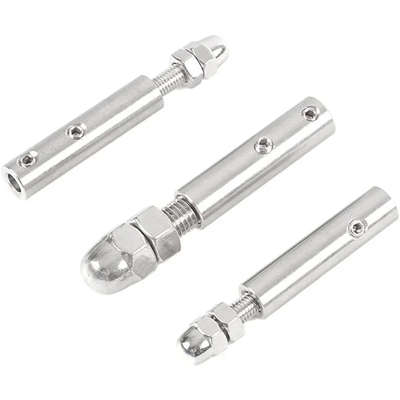 Cable Railing 3mm Threaded Stud Tension End Fitting Toggle Anchor Terminal for 1/8