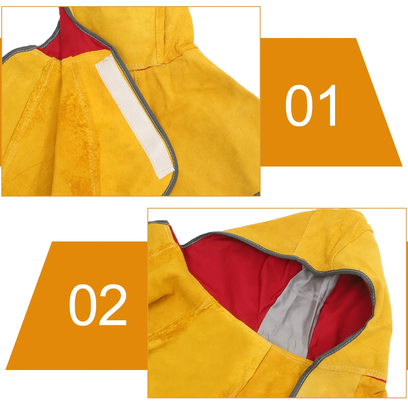 

Heat Resistant Welding Cowhide Durability Dexterity Abrasion Comfort Spark Protection Welding Splash Proof Safe