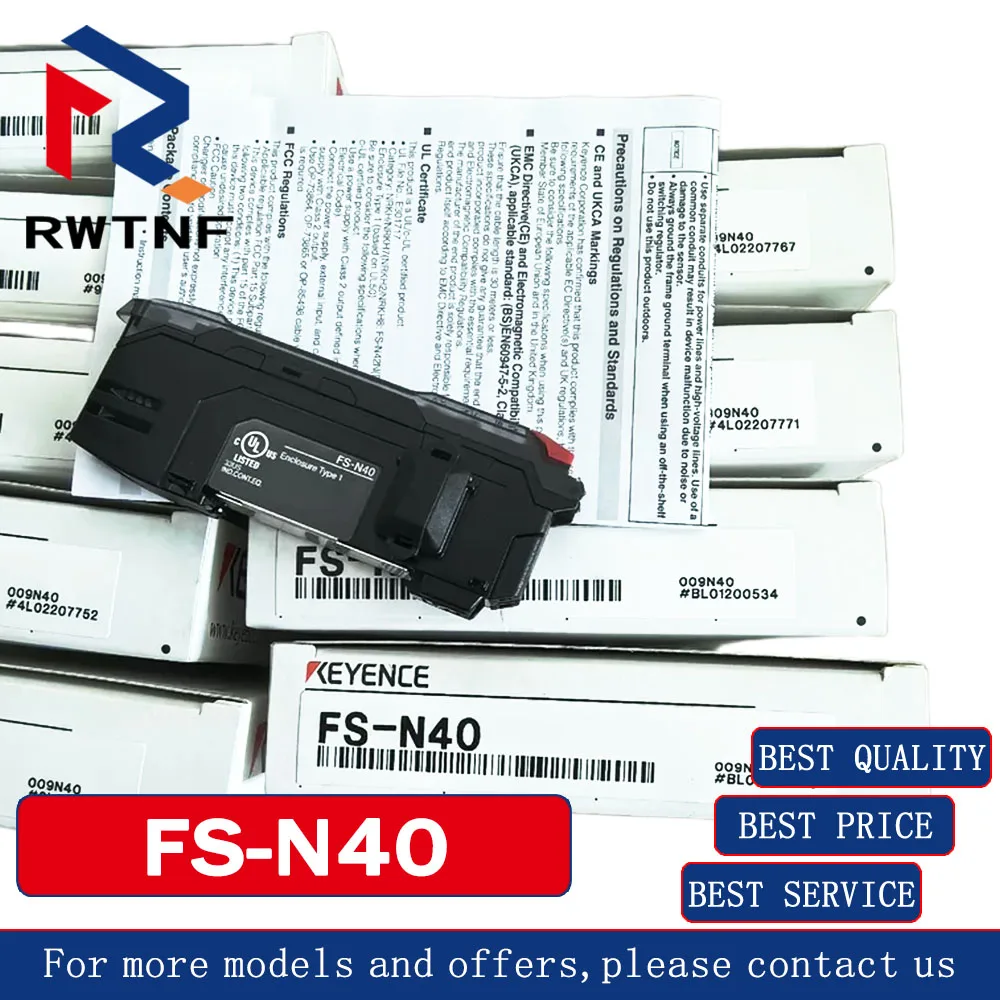 

Brand New Genuine FS-N40 KEYENCE digital fiber amplifier sensor, in stock