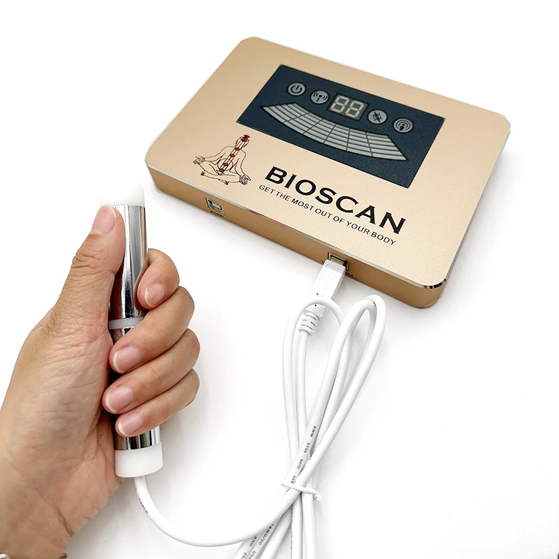 2025 محلل الصحة محلل الرنين المغناطيسي مع جهاز استشعار اليد تشخيص الجسم هدية