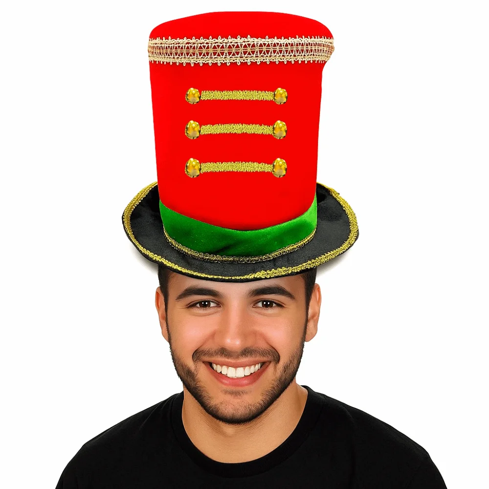 البلاستيك عيد الميلاد ترحيب قبعة مريحة متقلب بريق الترتر عيد الميلاد قبعة تأثيري الحلي عيد الميلاد قبعة حفلة السنة الجديدة #1