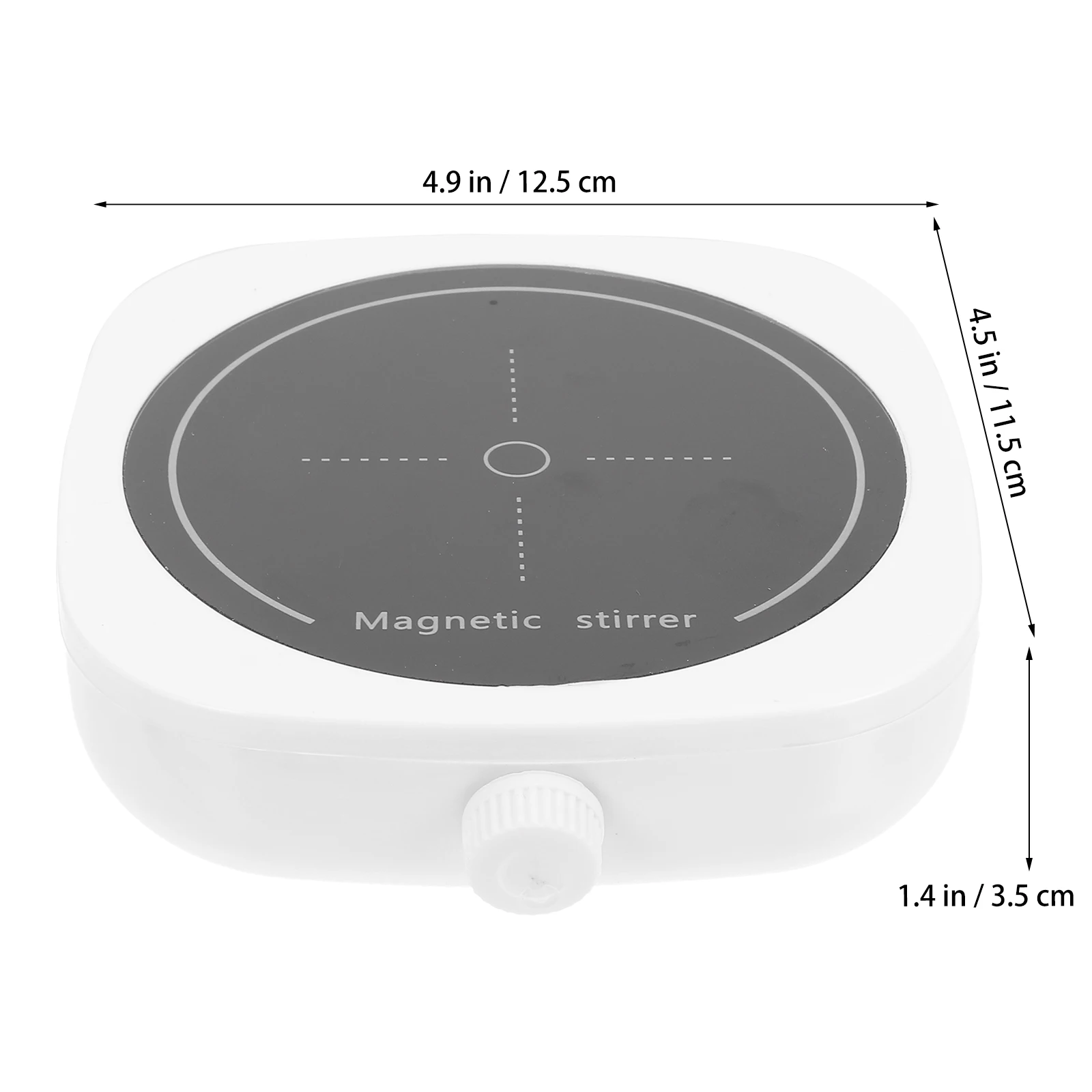 Imagem -06 - Agitador Magnético Utilizável Mini Máquina de Laboratório Eletromagnética 125x115cm Misturador de Ferramentas para Laboratórios Suprimentos Placa de Aquecimento Branca