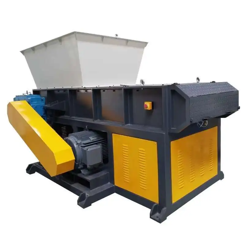 2025 New Double Axis Single Axis Metal Shredder Chassis Oil Drum Industrial Crusher Waste Plastic Garbage Crusher - Image 5