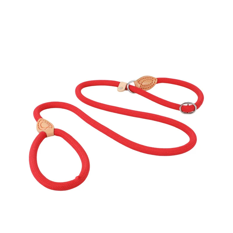 Heavy Duty Dog Slip Rope Lead Adjustable Training Leash For Dogs_voghion.com