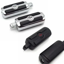 Motorcycle Skull Foot Peg For Harley Davidson Softail Spotrster Fat Bob Street Bob 1984-2017 Universal to Most Harbike