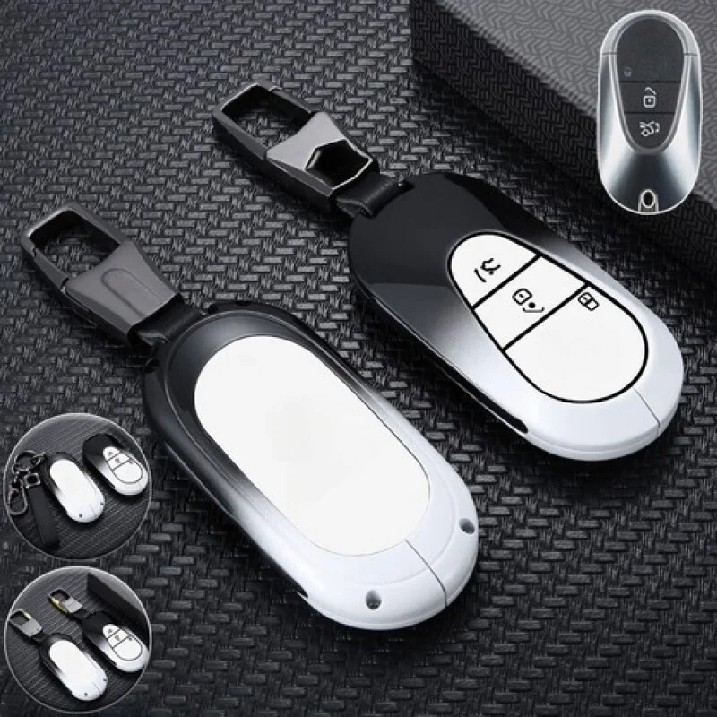 

A + цинковый сплав ТПУ автомобильный брелок чехол для Benz W223 S450 S500 W206 C260 C300