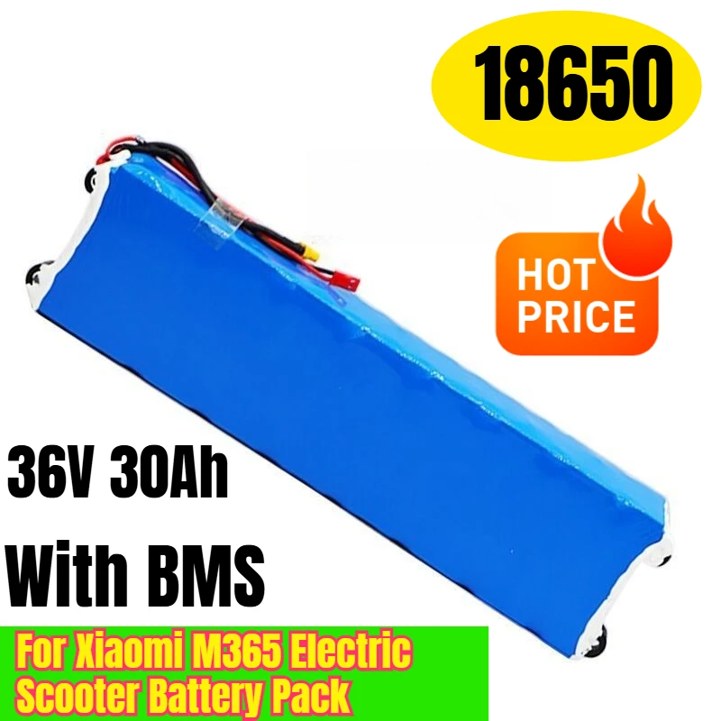 

36V 30Ah 18650 for Xiaomi M365 Electric Scooter Battery Pack with BMS