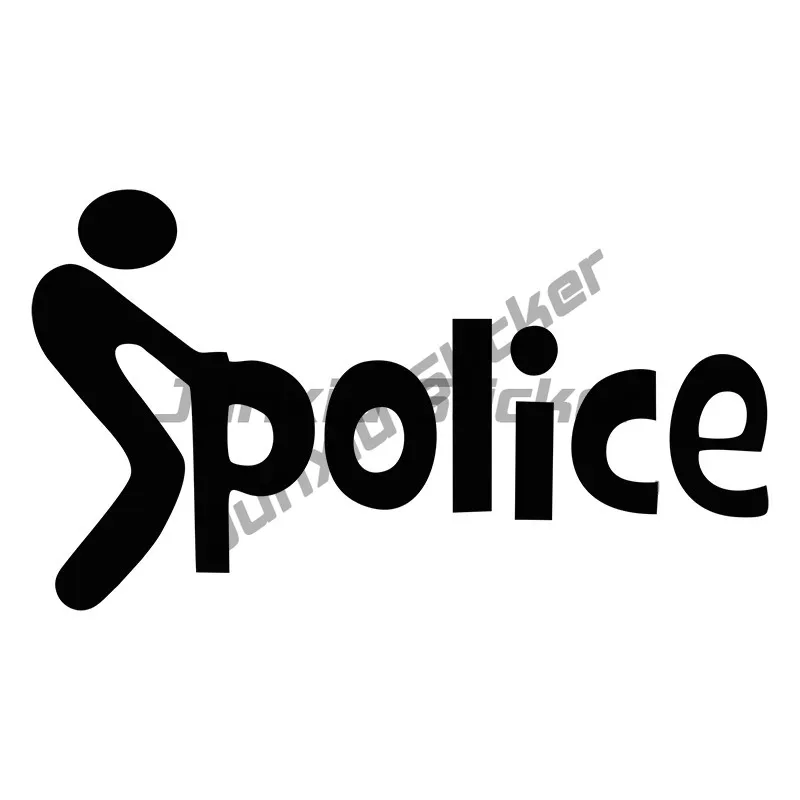 

Funny Cartoon Creative Police JDM Car Decorative PVC Car Sticker Pattern Vinyl Decal