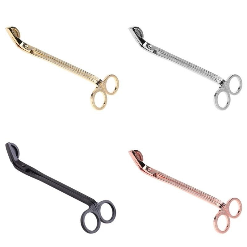 Wick Trimmer Stainless Steel Scissors Black/Gold/Rose Gold/Silver Drop shipping