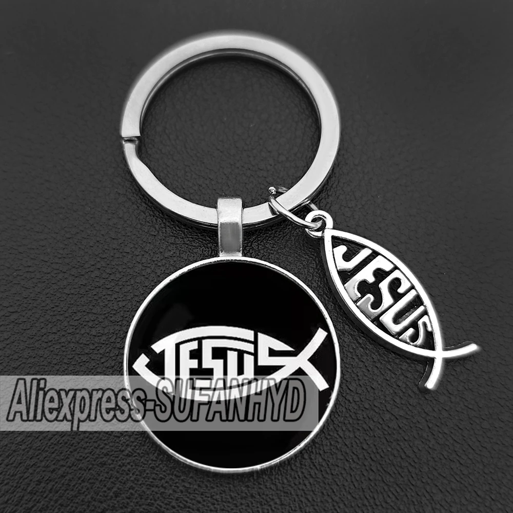 Me encantan los llaveros de Jesús para mujeres Llaveros cristianos Regalo cruzado para hombres
