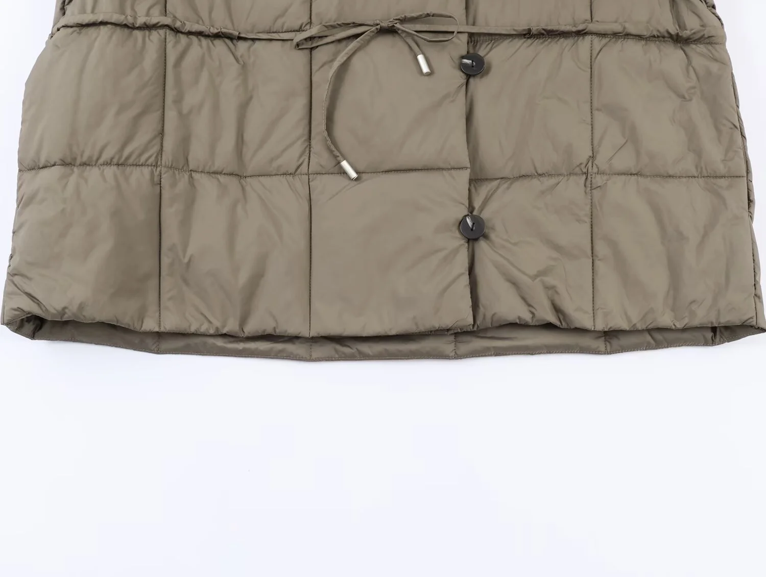 2025 Winter New Women's Casual Fashion Simple Versatile Stand Collar Long Sleeve Short Cotton-padded Jacket with Belt