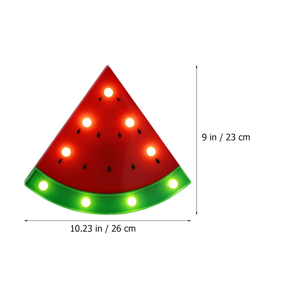 

1Pc Watermelon Shaped Led Night Light Table Lamp Creative Lighting For Kids Room