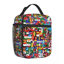 Countryball Insulated Lunch Bag Fashionable Durable Travel Birthday Gift lunch bags for women  lunch box bag  lunch bags