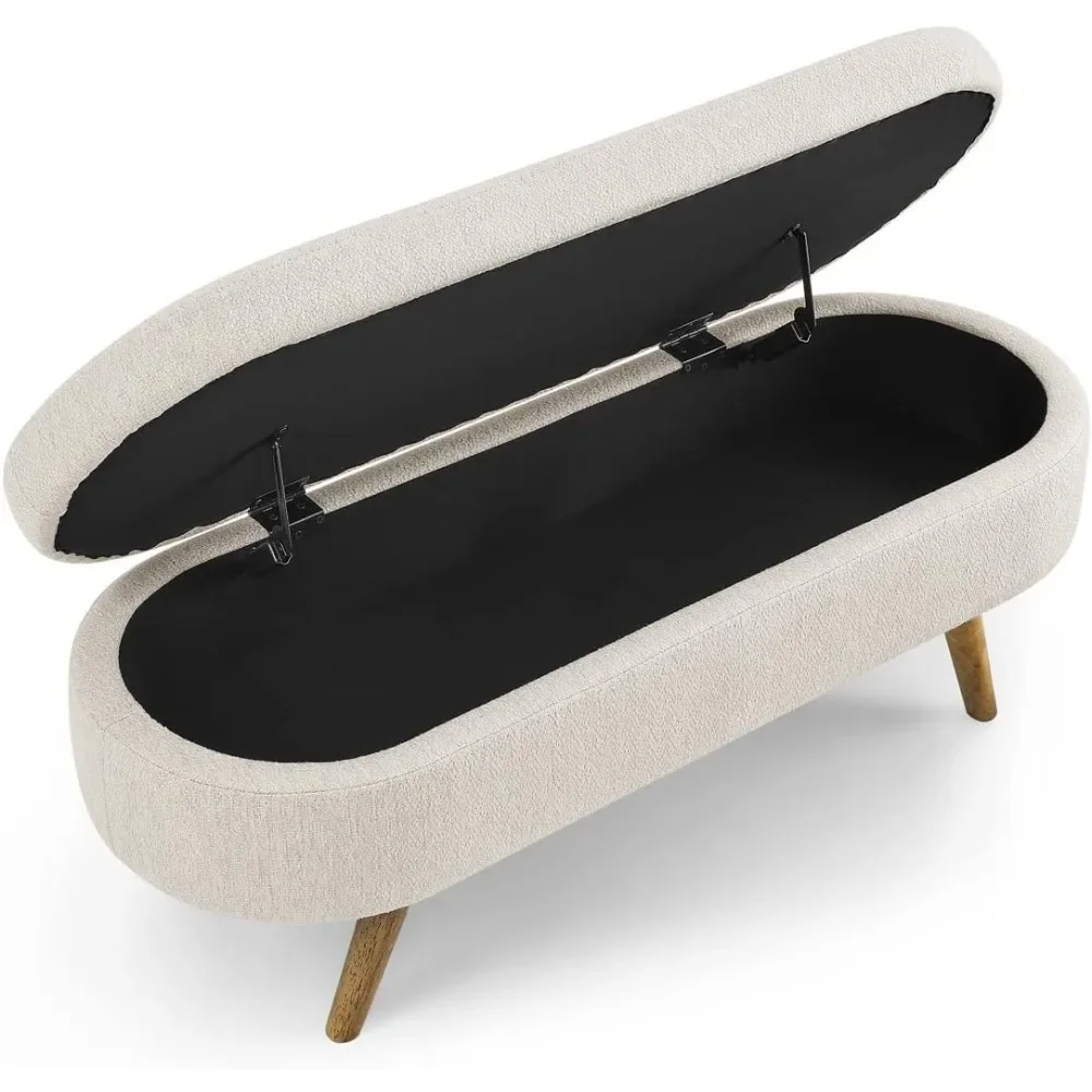 Oval Storage Bench 43.5