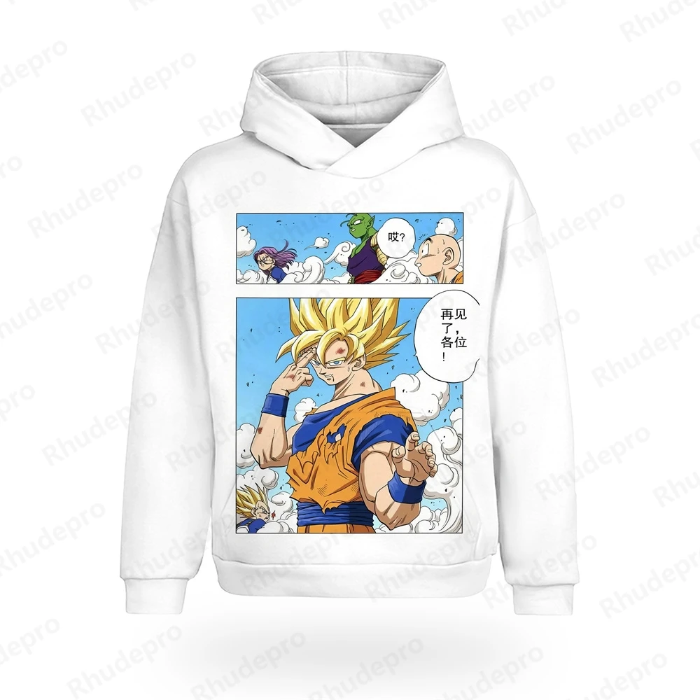 الخريف الرجال جديد ثلاثية الأبعاد الساخن غوكو فيغيتا في جميع أنحاء طباعة تأثيري الأطفال الشارع هوديي للجنسين القمم المتضخم كم طويل لعبة دراغون بول #5