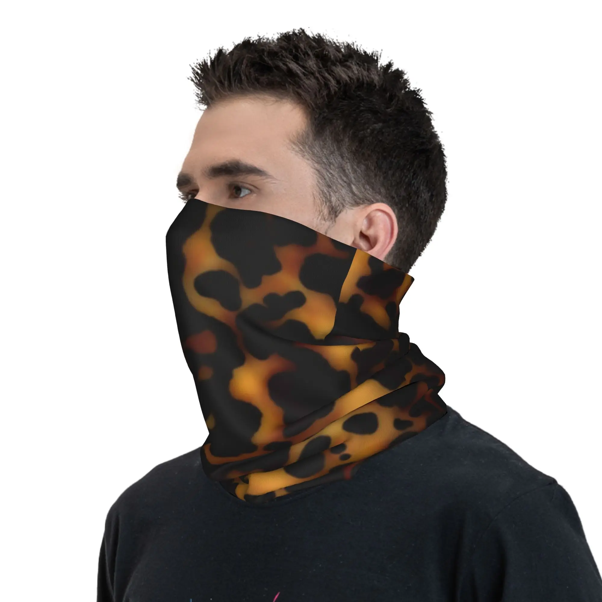 tortoiseshell tortoise shell Bandana Neck Cover Printed Wrap Scarf Multi-use Headband Outdoor Sports Unisex Adult Washable view 6