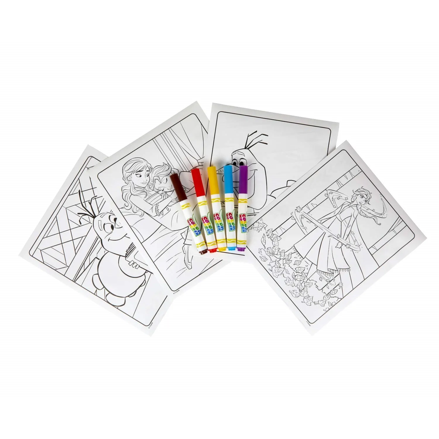 Crayola Color Wonder Frozen Coloring Pages & Markers, Mess Free Coloring, Gift for Kids, Age 3, 4, 5, 6