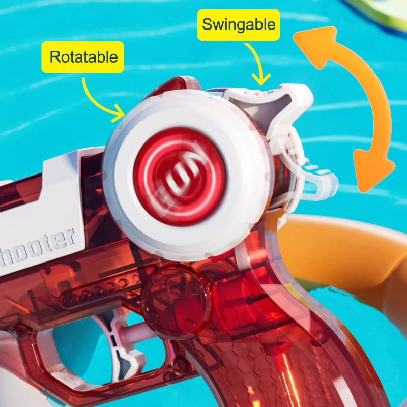 Juguetes de pistola de agua de verano, pistola de agua mecánica creativa, juguete para niños y niñas, juguetes acuáticos de playa al aire libre, regalos de Festival para niños