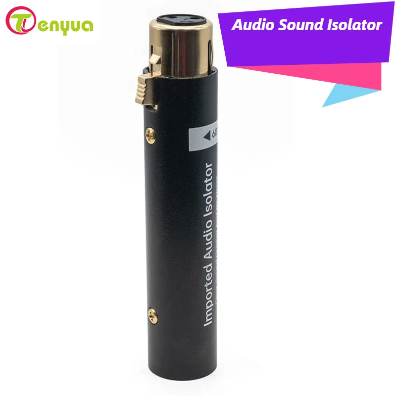 

Профессиональные детали компонентов, аудиоизолятор шума, изоляция сигнала, стерео разветвитель, фильтр Karon «папа-XLR «мама-мама»