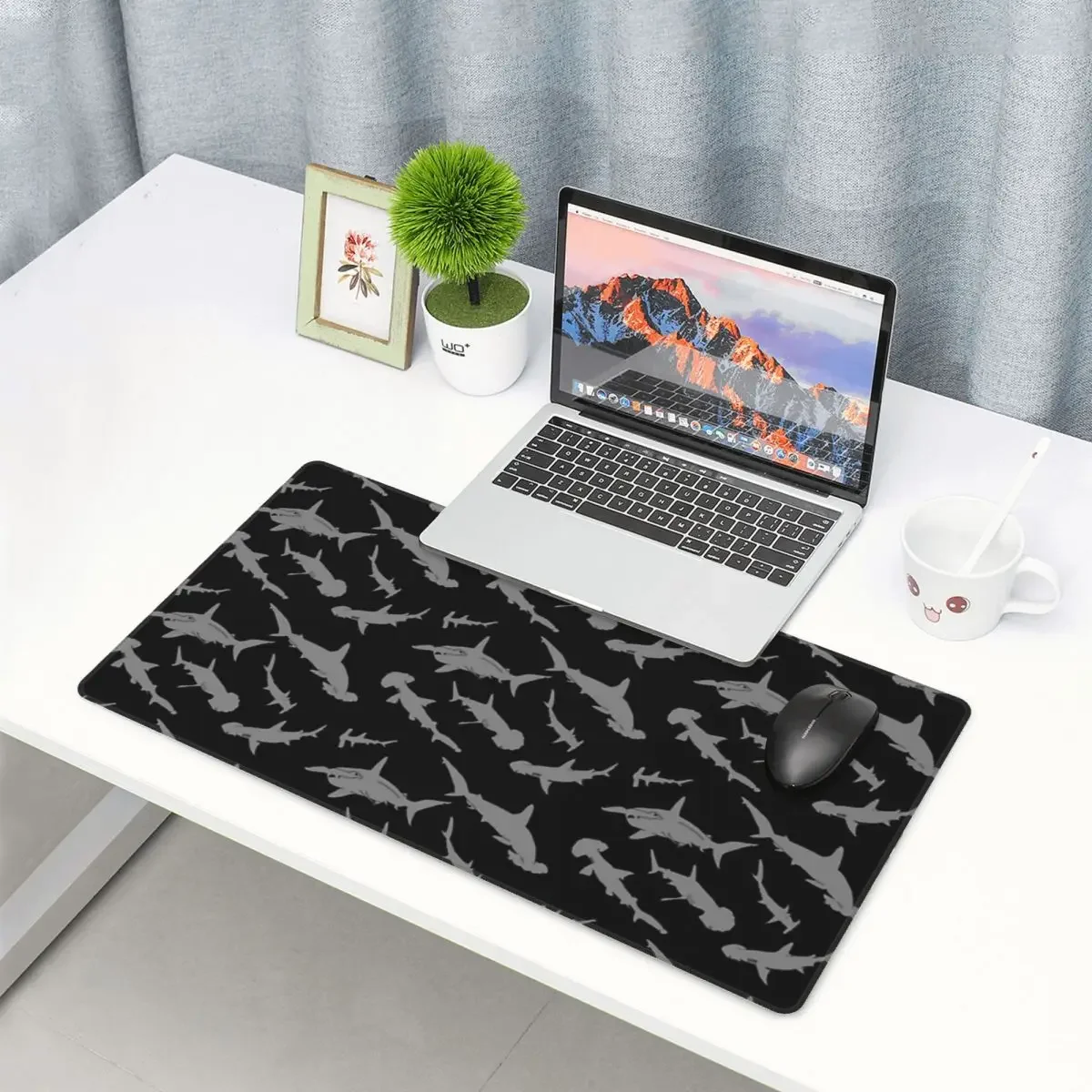 Large Mouse Pad Hammerhead Shark Pack Pattern Gamer PC Laptop Mats Keyboard Carpet Computer Gaming Office Accessories Desk Mat