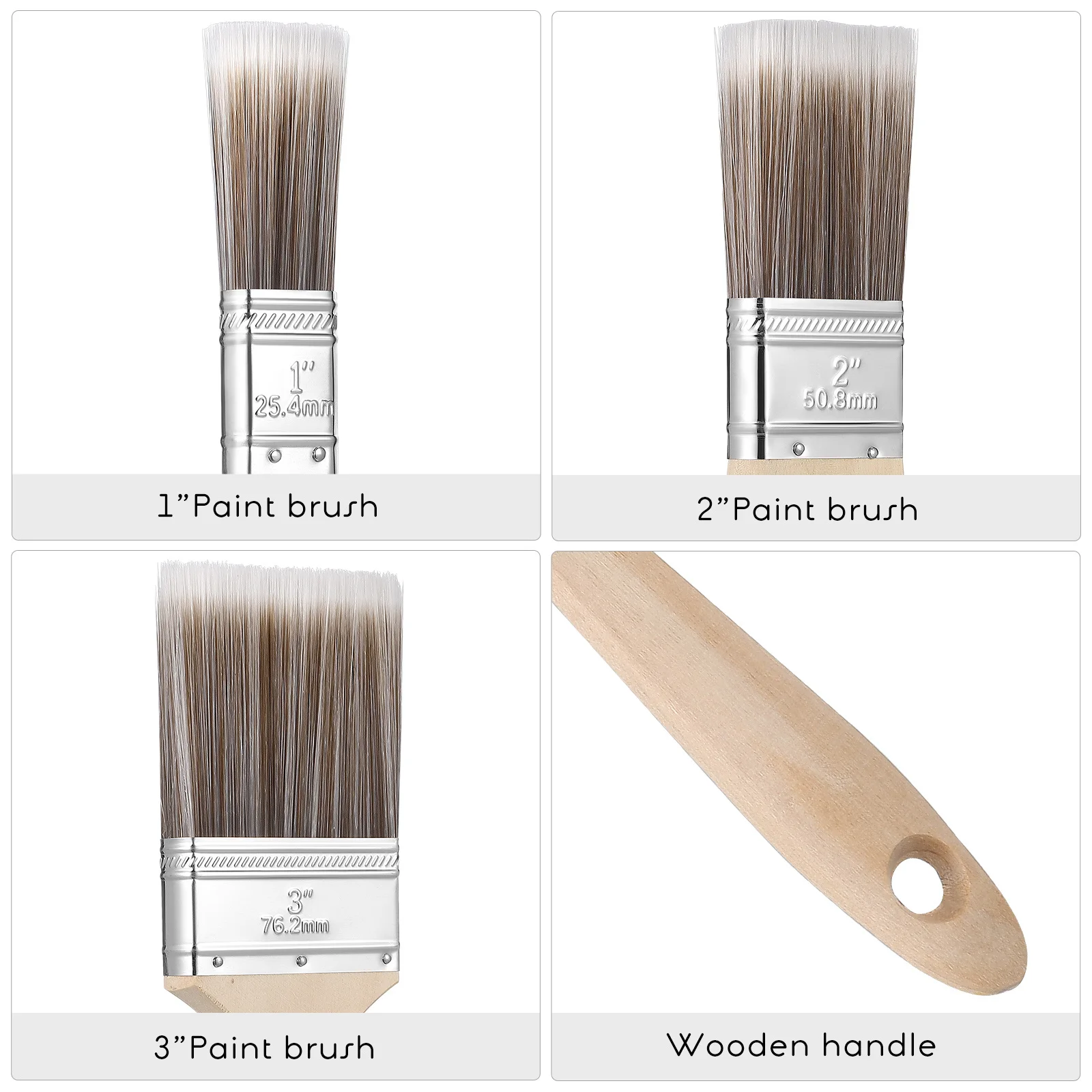 

1Set Paint Rollers Set Flat Brush Premium Painting Tools Suitable Walls Ceilings Floors Decks Paint Rollers Painting