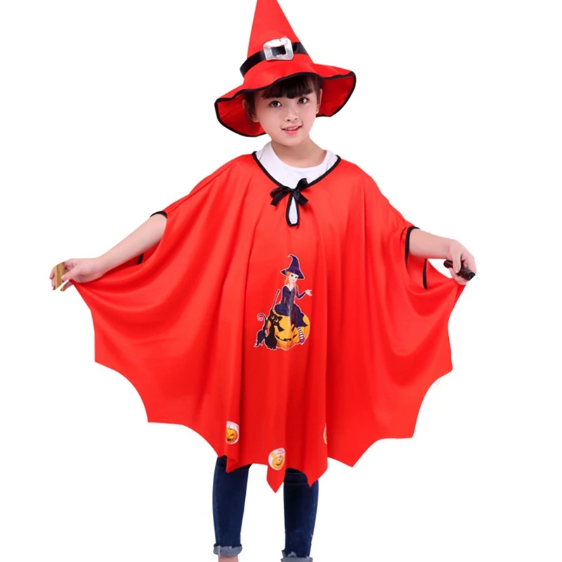 Disfraz de bruja para Halloween, Vestidos de carnaval para niños, vestido elegante de bruja para fiesta, ropa para bebé niña y niño