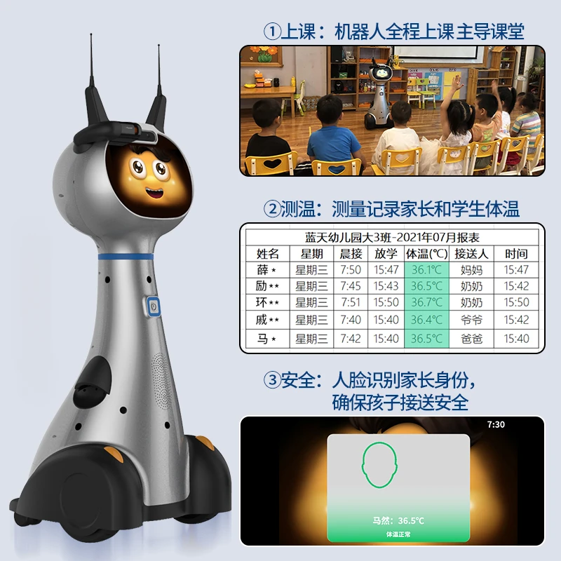 Robot E03 Magic Treasure Teacher Education Robot - Used in Kindergarten