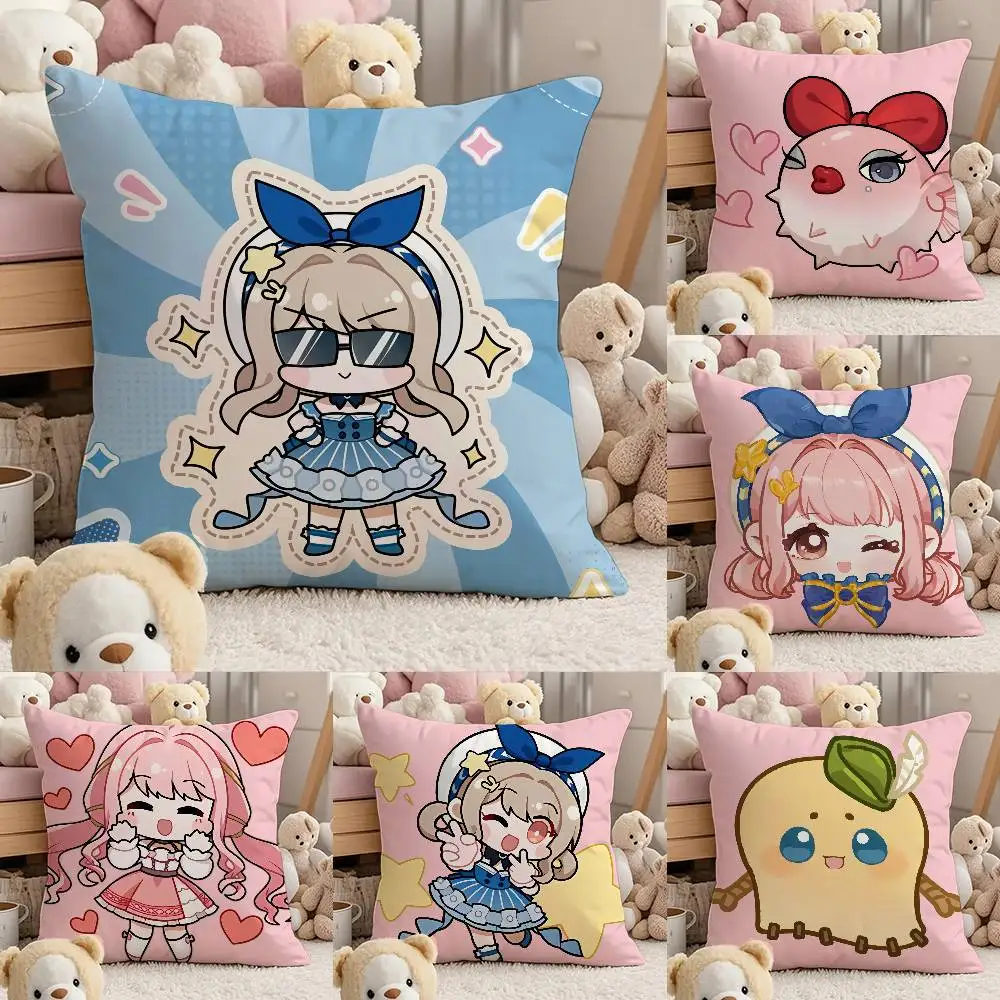 

Game Cute N-Nikki Pillow Case Comfort Sofa Bed Silky Elegant Invisible Zipper Custom Decorative Cushion Cover