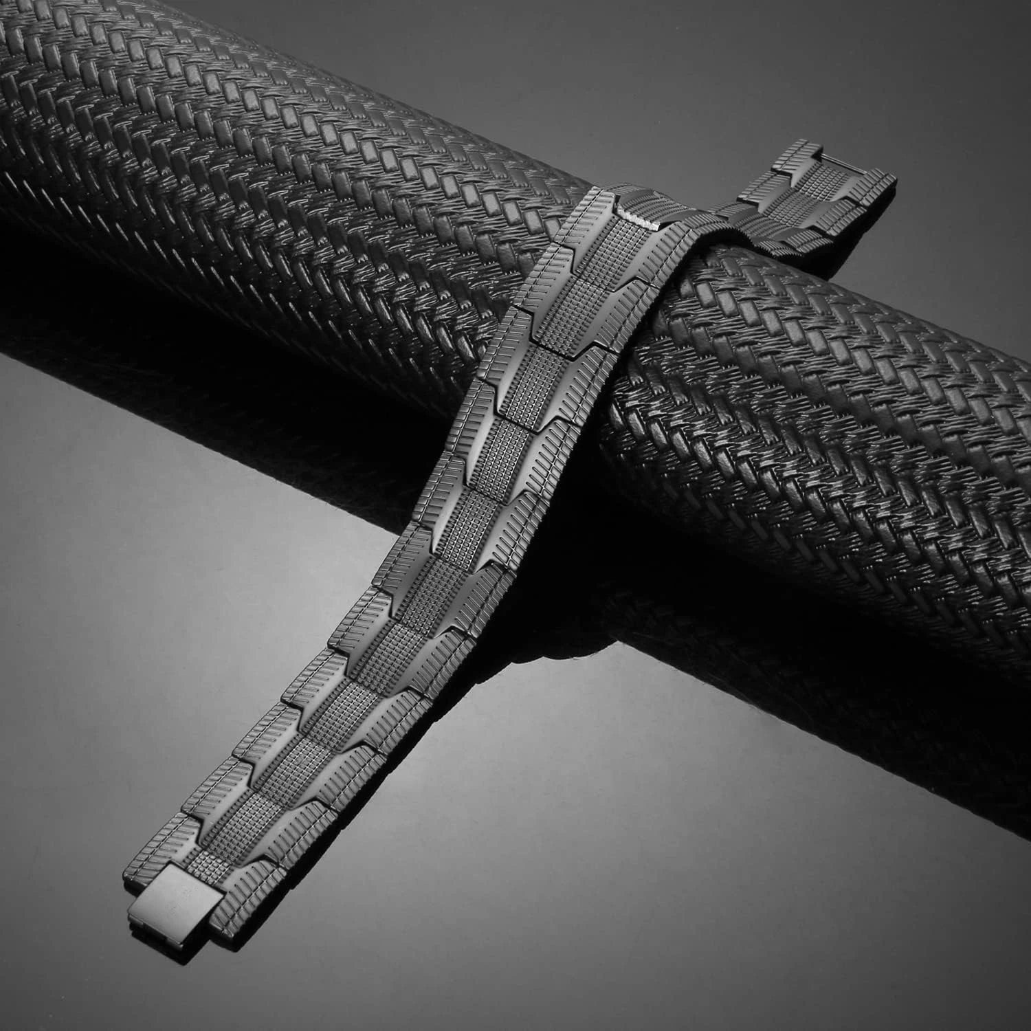 أرادو سوار من النحاس النقي ريترو ستايل 3500 غاوس أساور رجالية مغناطيسية #4