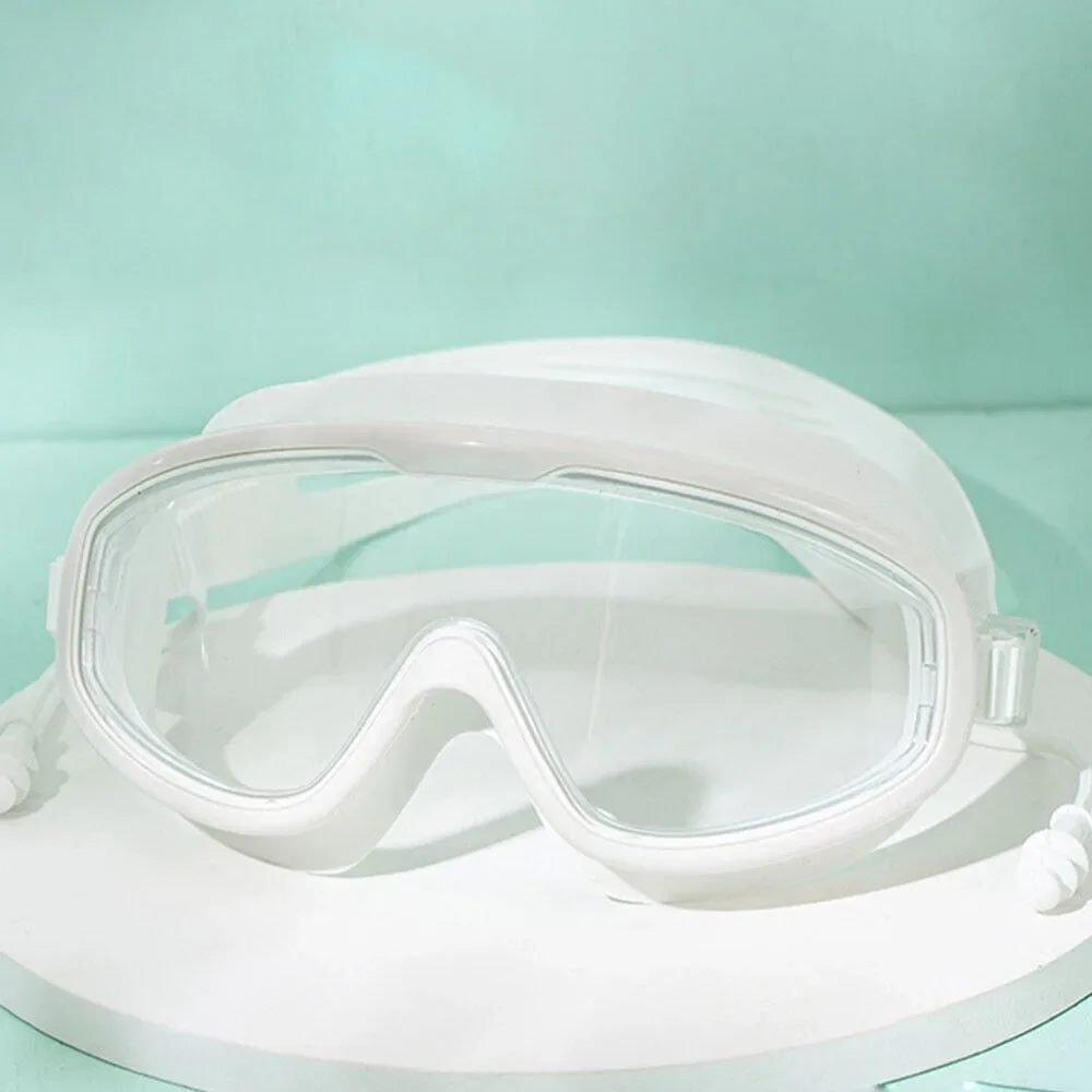 

Anti-Fog Wide View Scuba Diving Swimming Glasses for Adult Youth Swim Goggles with Earplugs