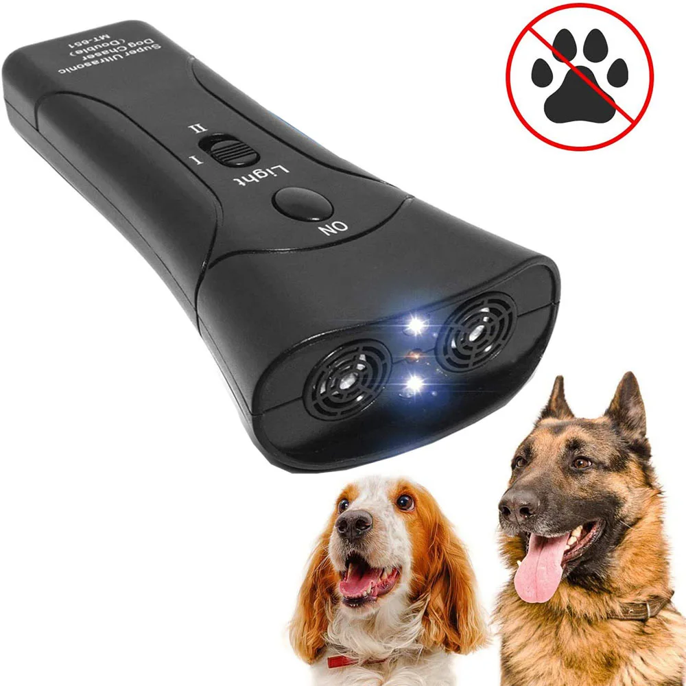 Ultrasonic Dog Bark Deterrents for Dogs Anti Barking Stop Bark Dog Device Outdoor Pet Dog Training Repeller Control Equipments