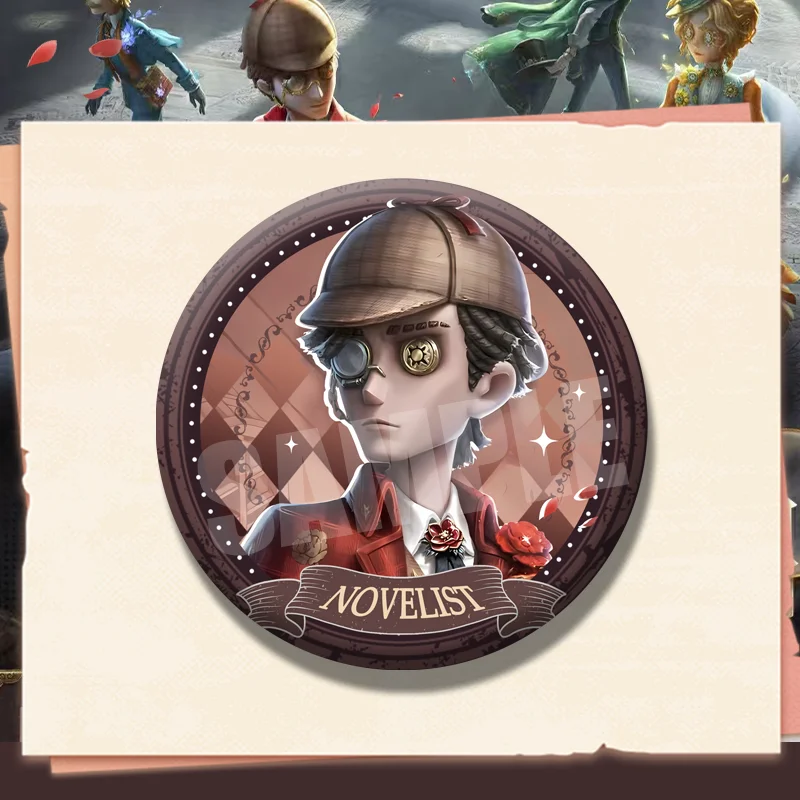 لعبة الشخصية الخامسة الطرفية أنيمي الربط فارس الرواية الصحفي ساعي البريد 75 مللي متر فلاش مزدوج شارة كبيرة قلادة هدية