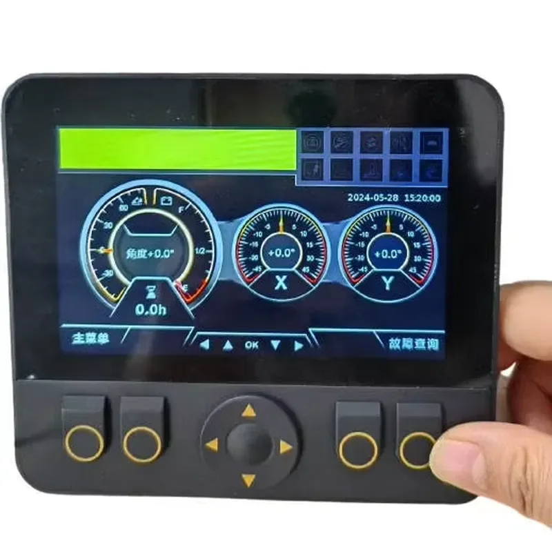 IP67 Waterproof 5 Inch HMI Touch Display Industrial Monitor for Heavy Equipment Vehicle CAN Bus Screen DL-DIS50,