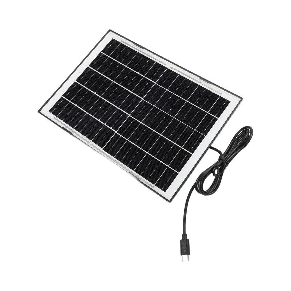 5V 7W Monocrystalline for solar Panel for Monitoring Camera Power PET-Material Photovoltaic Module Compact 23x17cm Factor