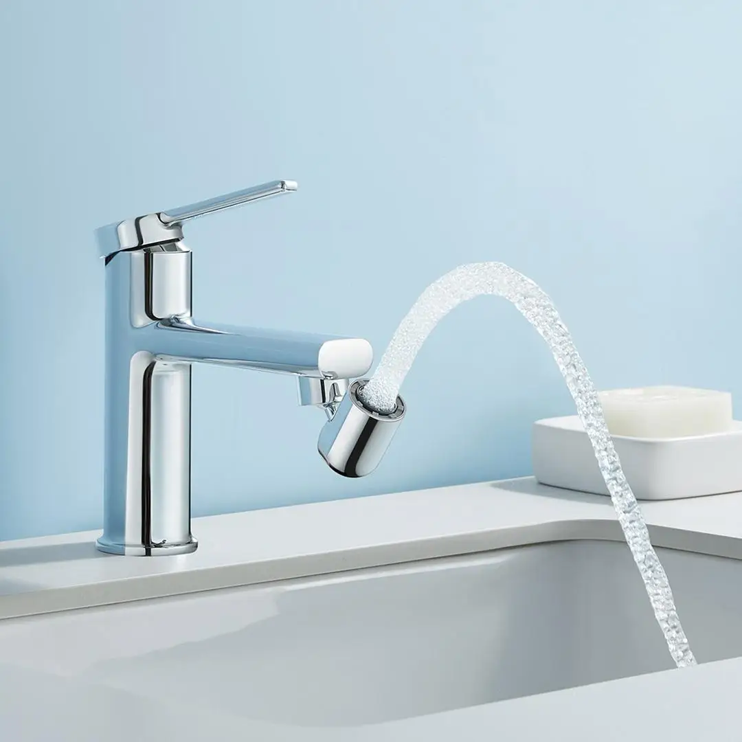 XIAOMI Mijia Mouthwash Bubbler S1 Universal Faucet Aerator berputar 720 ° tahan percikan nozel air untuk dapur kamar mandi