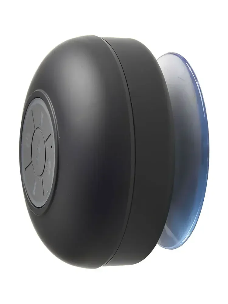 Mini Bluetooth Speaker Portable Waterproof Bluetooth Shower Speaker With Suction Cup And LED Lights 3D Surround Stereo Subwoofer