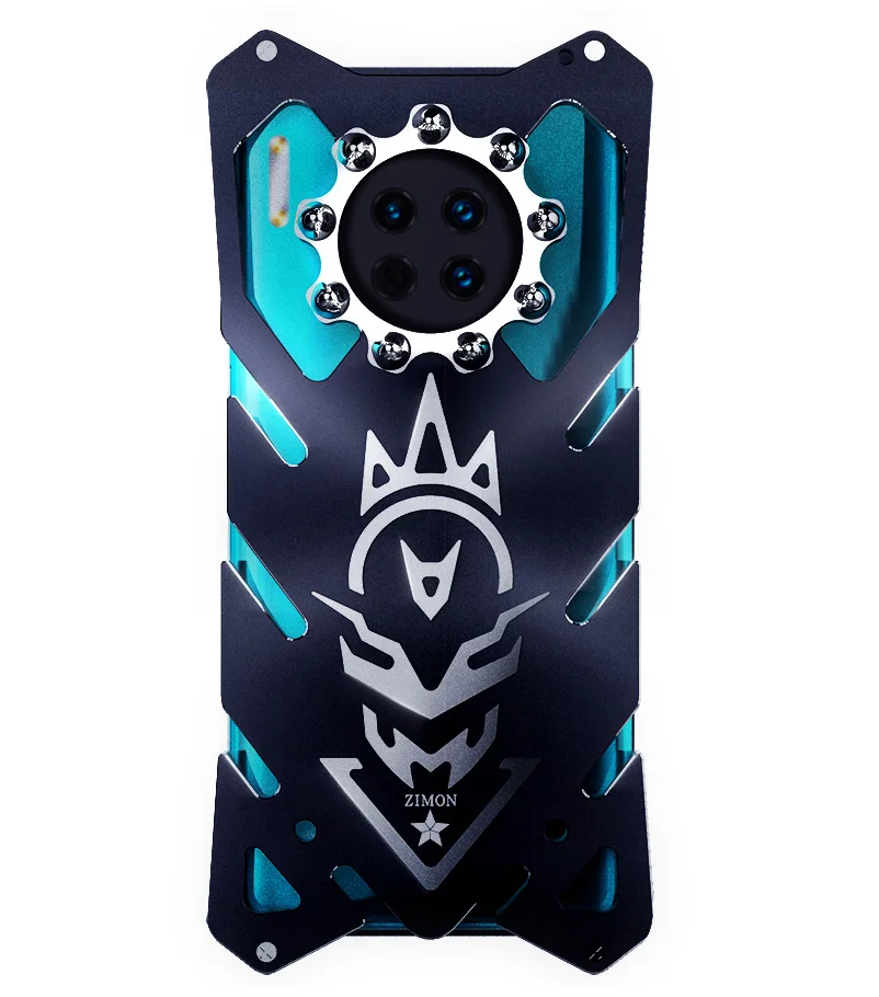 

New Zimon Aluminum Armor Thor Case For Huawei Mate 30 Pro Case Cover Flash Phone Shell Skin Bag For Huawei Mate30 Pro