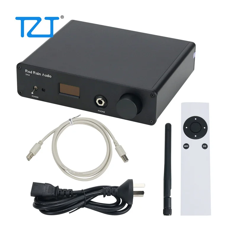 

TZT Rod Rain Audio DA10 BT5.1 Bluetooth DAC Headphone Amplifier USB Digital Interface (Muses02 Op Amp)