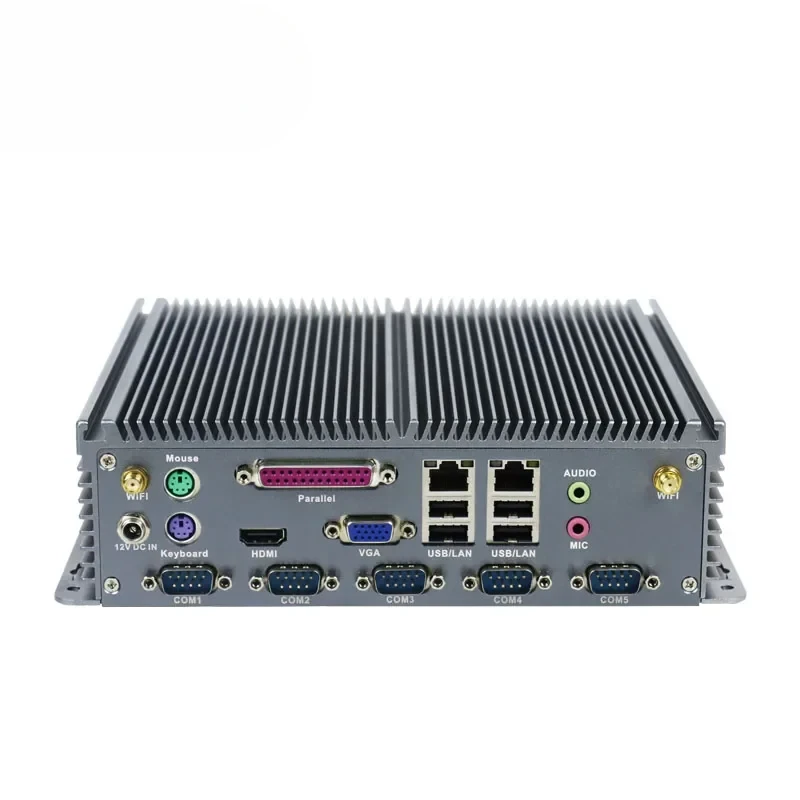 Cheap Industrial PC Price J1900 Fanless Embedded Industrial Computer mini pc with serial parallel port