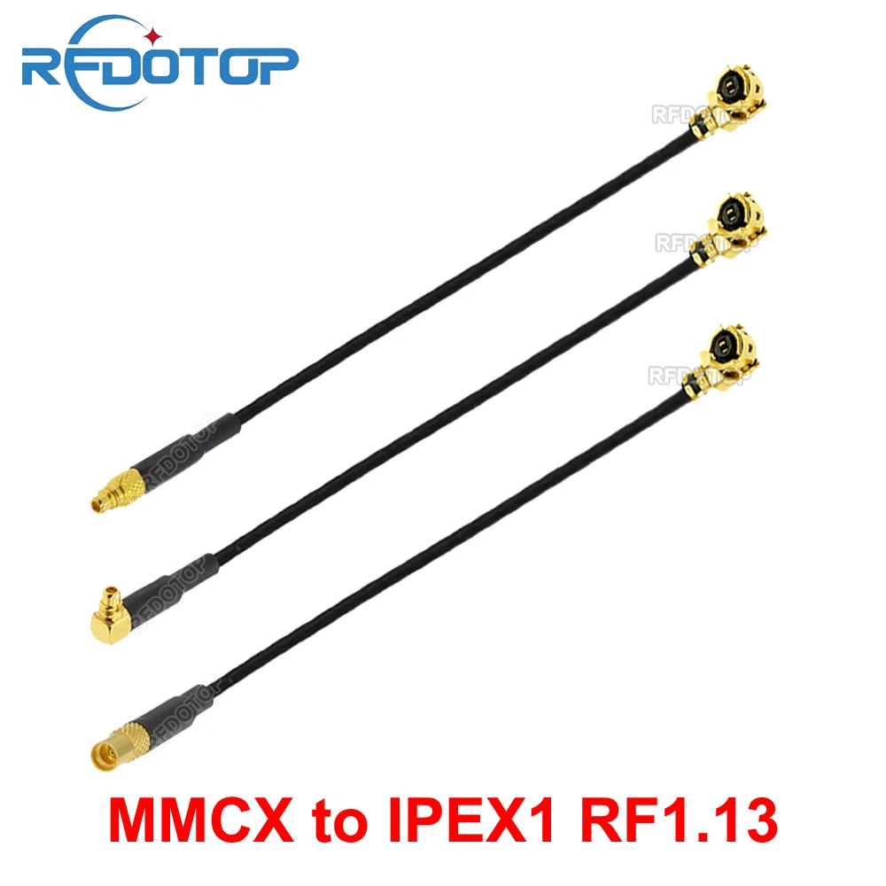 

10PCS MMCX Male/Female to u.FL/MHF/IPX1/IPEX-1 Female RFΦ1.13 Cable Extension Pigtail Jumper MMCX Cable Assembly High Quality